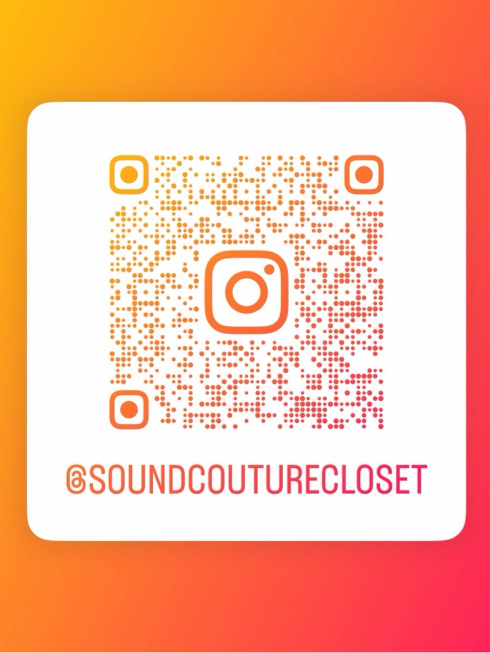 Check out Sound Couture on IG!